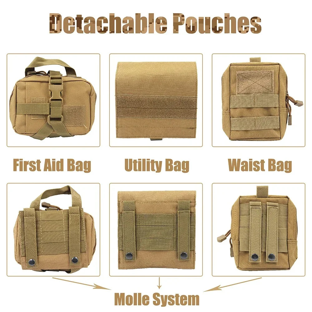 Harnais chien tactique