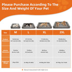 Lit chien canapé cuir microfibre M–2XL rebords