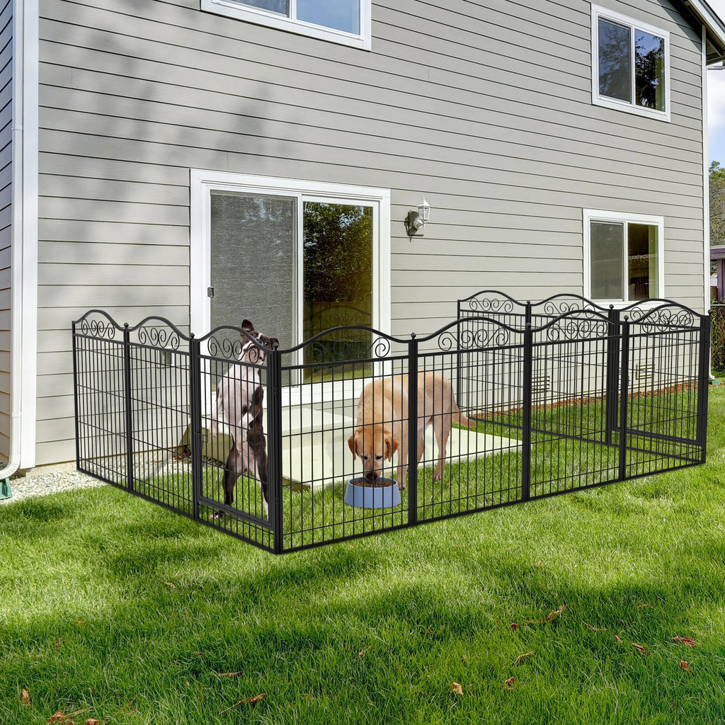 Enclos modulable pour chien – Grand espace sécurisé intérieur & extérieur