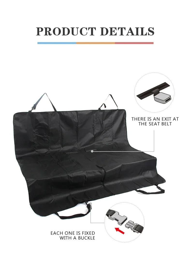 Housse siège arrière chien imperméable hamac voiture