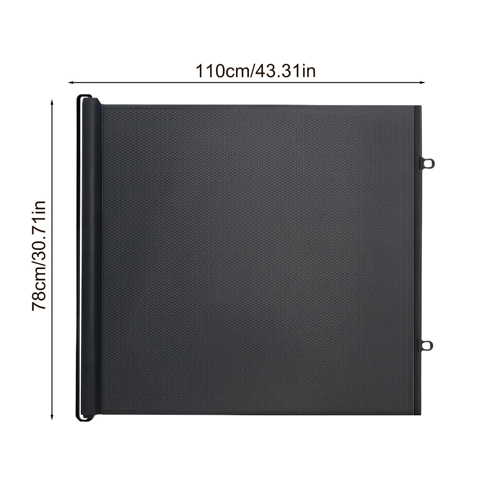 Barrière sécurité rétractable 49 pouces sans perçage