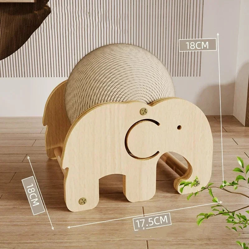 Jouet chat design naturel et ludique