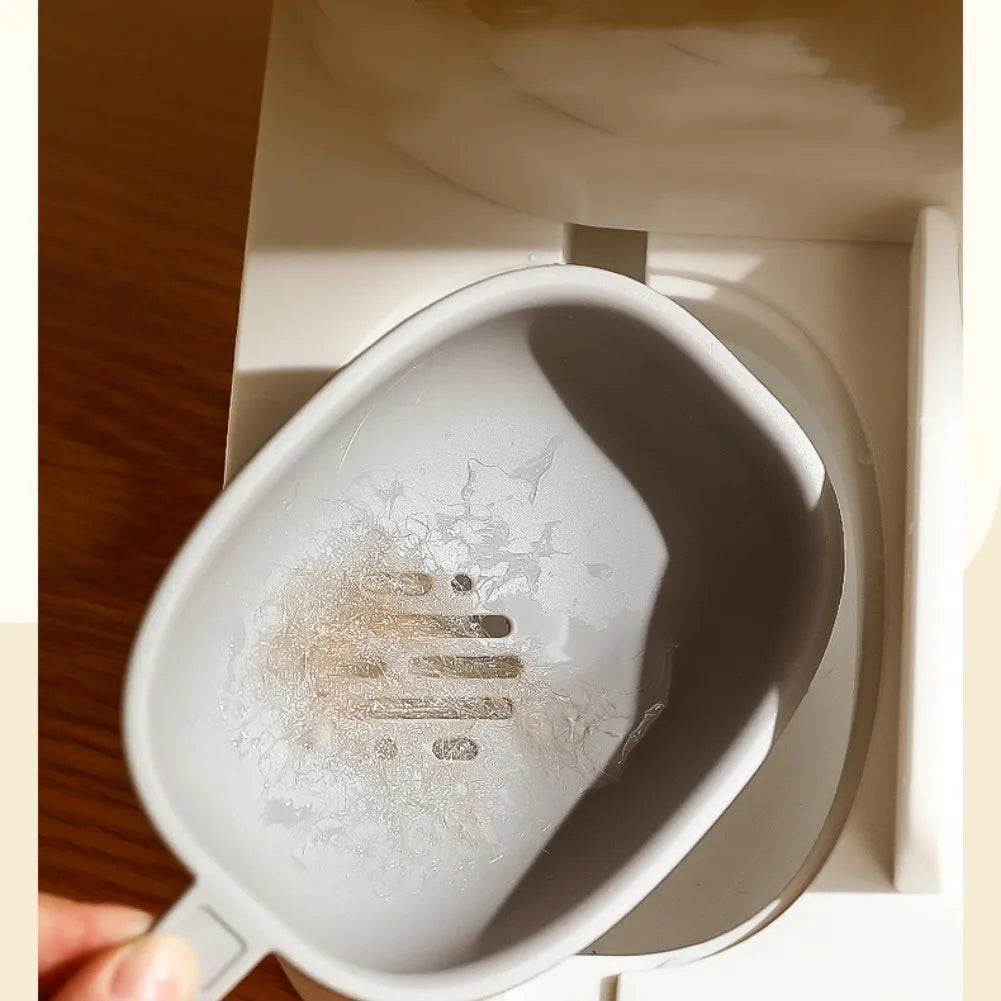 Fontaine chat 2-en-1 eau + bol anti-éclaboussures