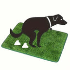 Tapis toilette chien imitation gazon lavable antidérapant