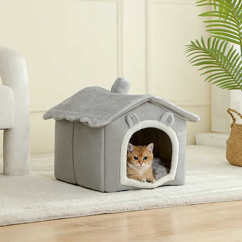 Maison pliable chat chien housse lavable cocoon