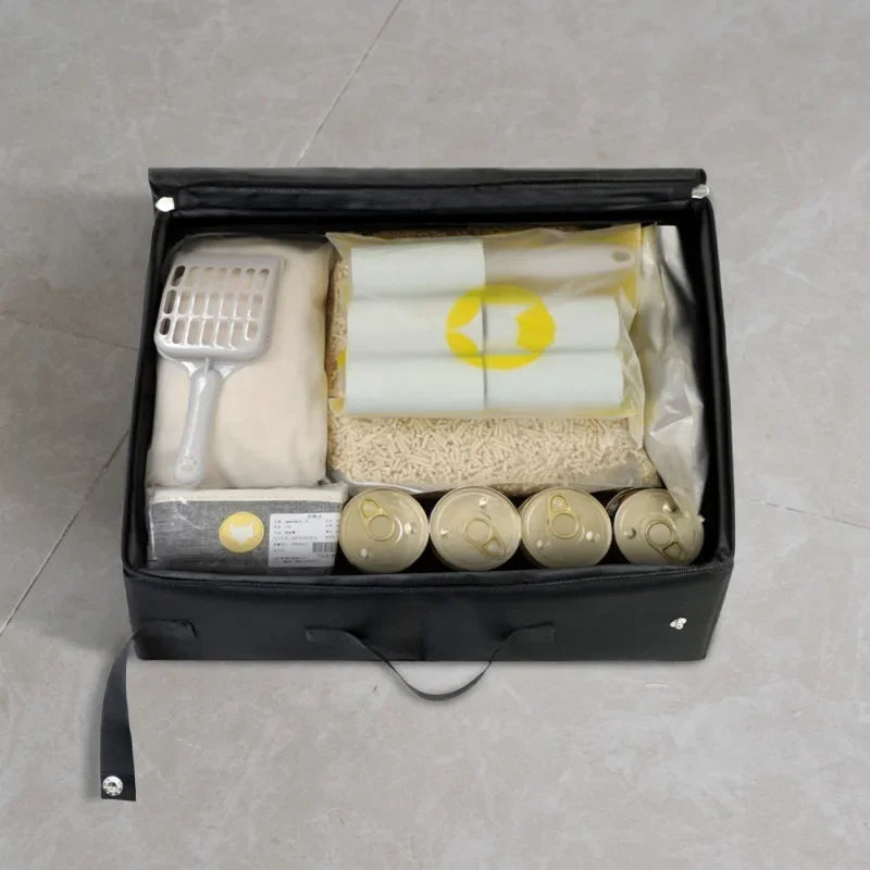 Bac litière pliable chat voyage imperméable extérieur