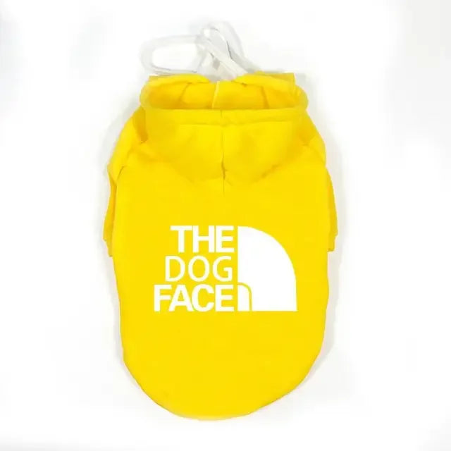 Sweat à capuche chien stylé lettres petits moyens