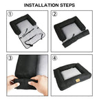 Siège auto chien coussin imperméable ceinture sécurité