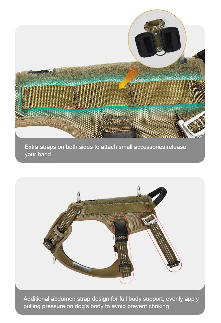 Harnais chien anti-traction