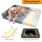 Lit orthopédique XL chien canapé housse lavable mousse