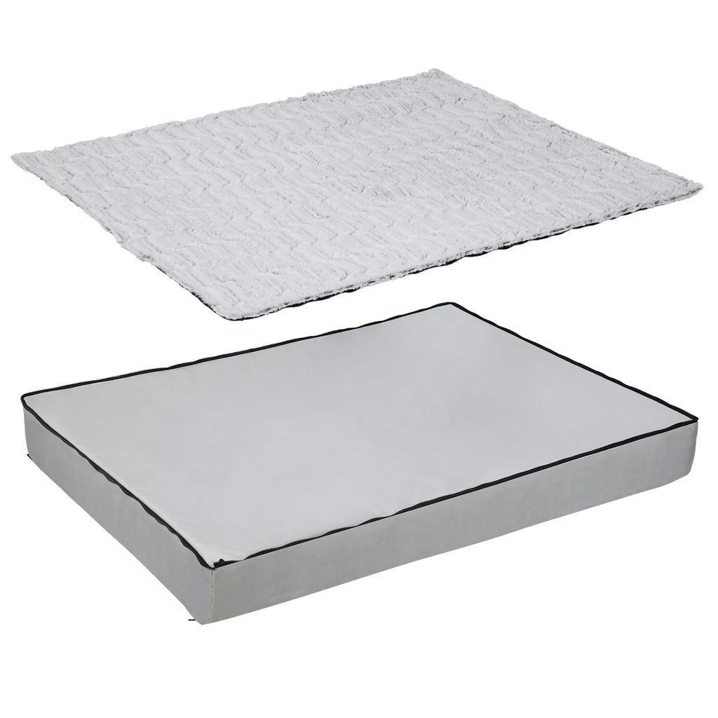 Lit chien L–3XL orthopédique apaisant housse