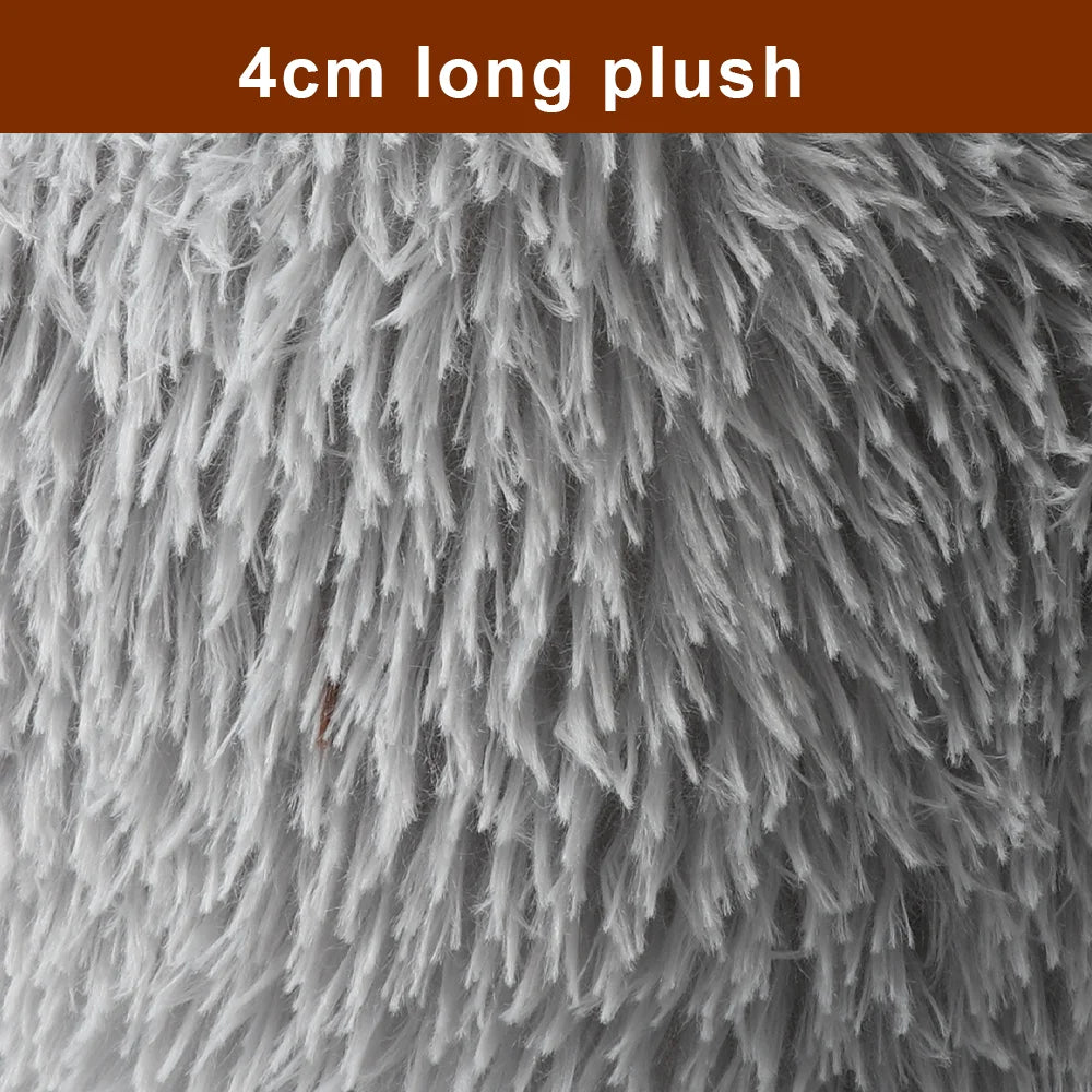 Lit nid patte ours peluche hiver S–XL chien chat