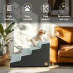 Escaliers antidérapants pour petit chien – Accès sécurisé canapé & lit