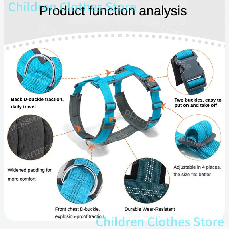 Harnais chien réfléchissant