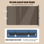 Barrière sécurité rétractable 49 pouces sans perçage