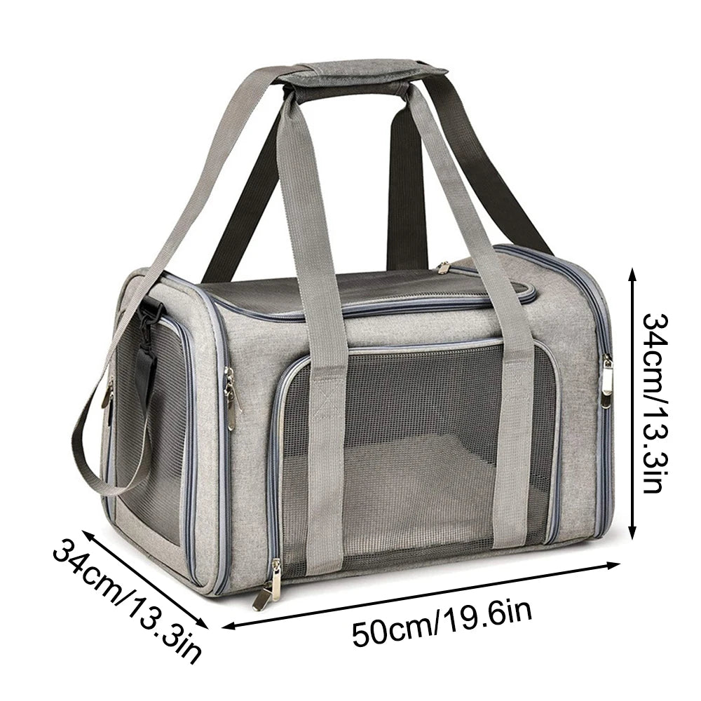 Sac transport chat chien pliable jusqu’à 7kg