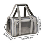 Sac transport chat chien pliable jusqu’à 7kg